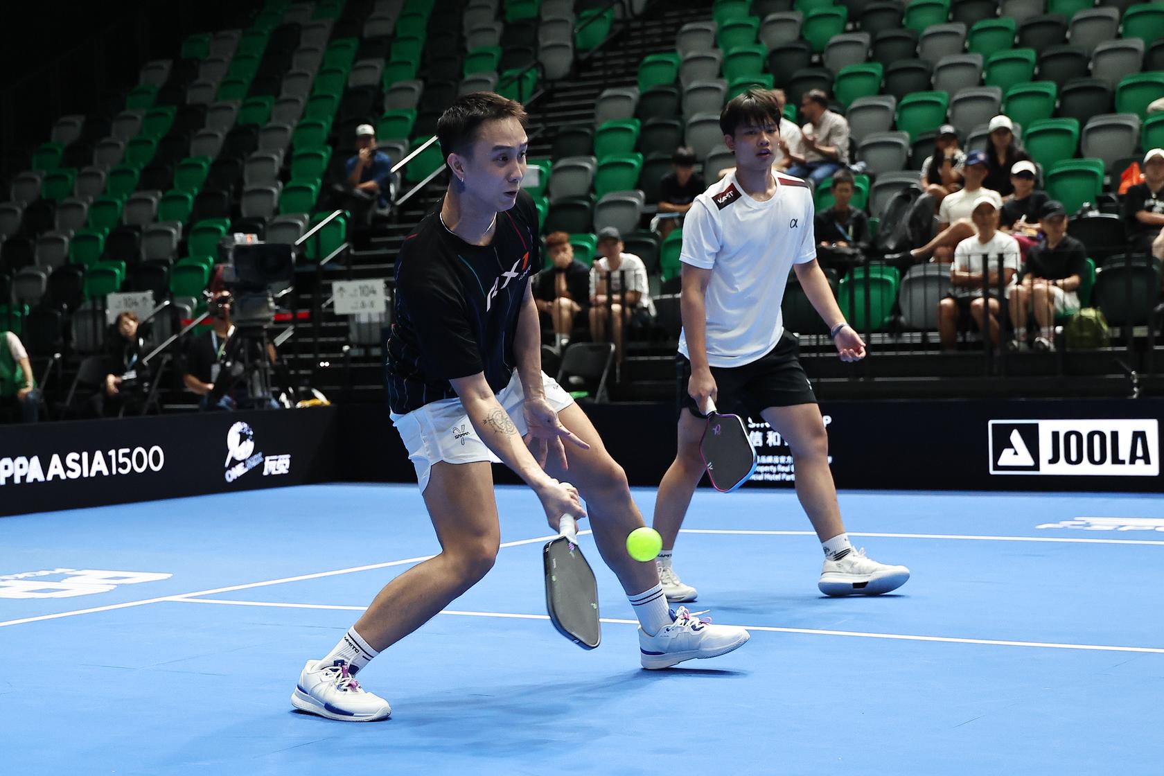 Johns and Tardio rally vs Vietnam at Kai Tak Arena
